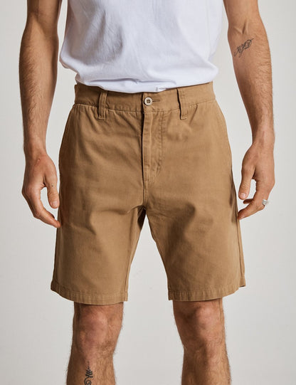 chino shorts - khaki